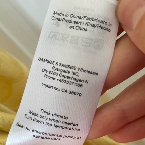 Samsoe Samsoe Adelina Tonal Jasquard Wrap Dress - Picture 8 of 11